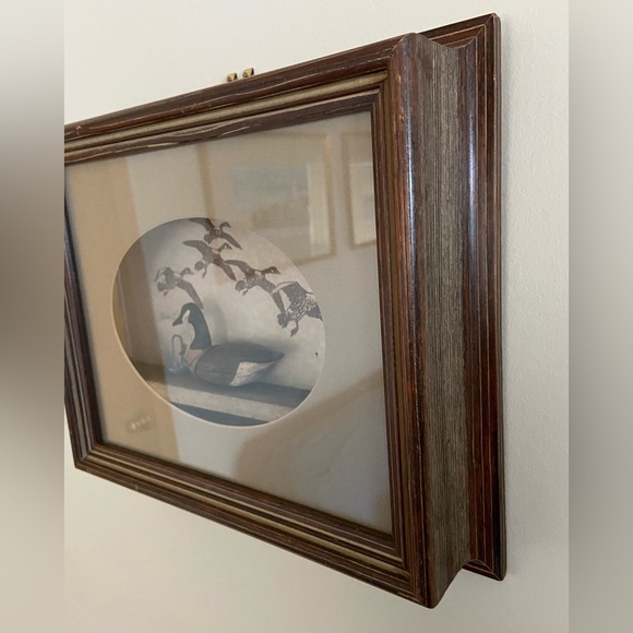 Chris Leiter Carved Wood Duck Decoy Signed & Numbered Shadowbox Art - Picture 3 of 14